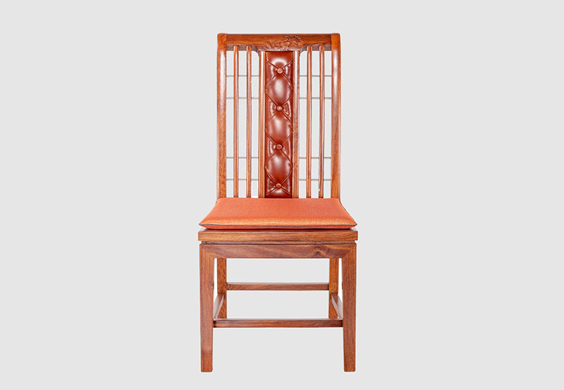 桦甸芙蓉榭中式实木餐椅效果图